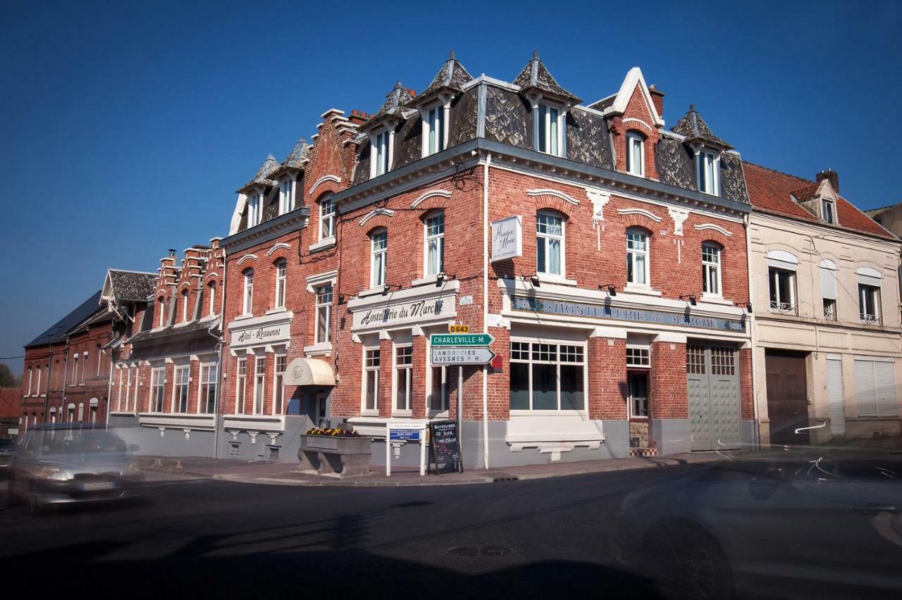 Logis - Hostellerie & Restaurant Du Marche Le Cateau-Cambresis Exterior photo